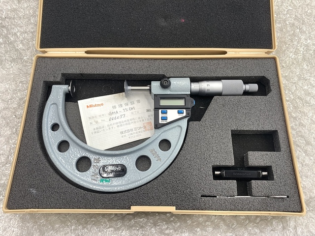 ミツトヨ GMA-75DH(323-513) マイクロメーター（外側） の画像 1枚目