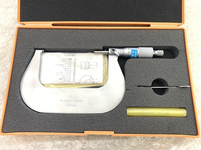 ミツトヨ M210-100(101-122) マイクロメーター（外側） の画像 1枚目