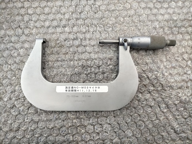 ミツトヨ M210-100(101-122) マイクロメーター（外側） の画像 2枚目