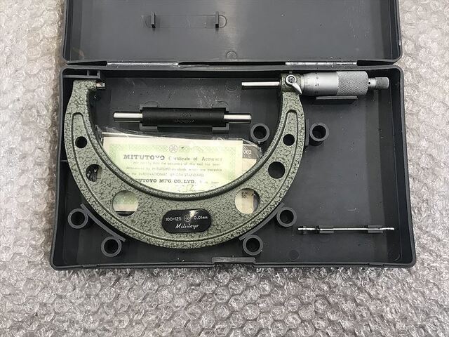 ミツトヨ OM-125(No.103-141) マイクロメーター（外側） の画像 1枚目