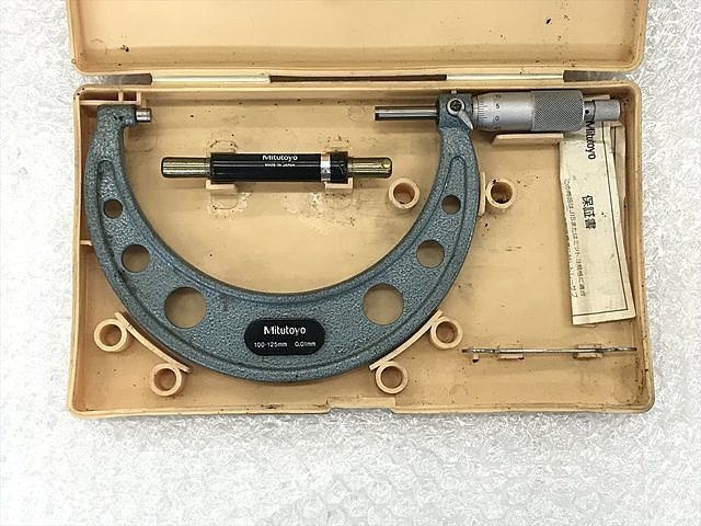 ミツトヨ OM-125(No.103-141) マイクロメーター（外側） の画像 1枚目