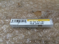 ユニオンツール HSLB2006-045 R0.3×4.5 エンドミル A125172 の画像