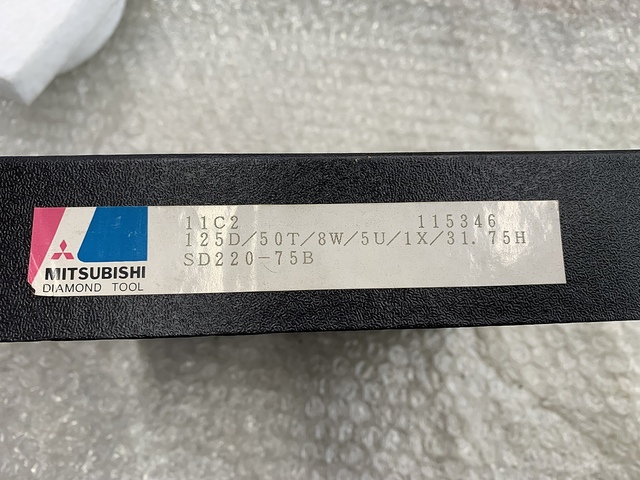 三菱マテリアル SD220-75B 砥石ホイール・フランジ の画像 2枚目