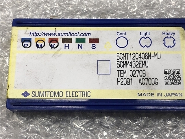 住友 SCMT120408N-MU Insert Chip Image 2