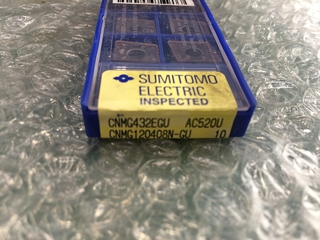 住友電工（イゲタロイ） CNMG120408N-GU AC520U インサート・チップ の画像 2枚目