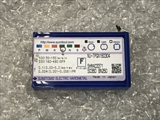 住友電工（イゲタロイ） NU-TPGN160304 Insert Chip Image 2