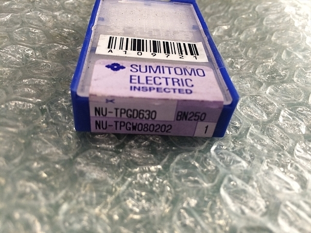 住友電工（イゲタロイ） NU-TPGW080202 BN250 Insert Chip Image 2