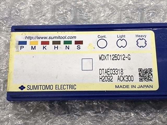 住友電工（イゲタロイ） WDXT125012-G インサート・チップ の画像 2枚目