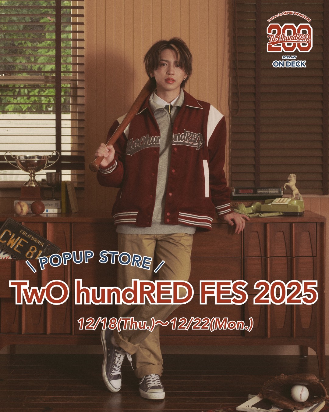 岩橋玄樹プロデュースブランド「TwO hundRED」2025AWコレクション『ON