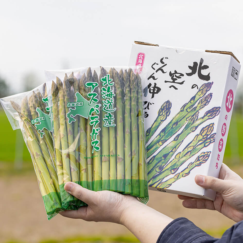 夏採りハウスアスパラガス Lサイズ 1kg｜PREZO(プレゾ) - 北海道のお