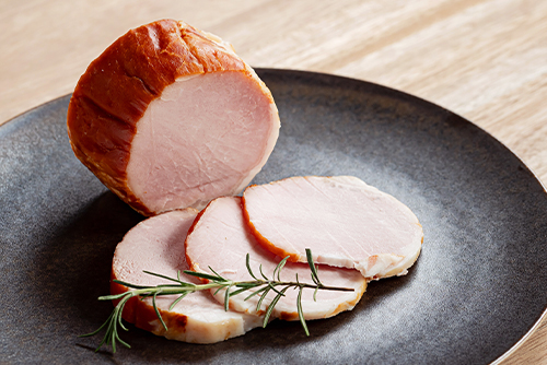 塩分控えめながら、味わい深いハムのイメージ