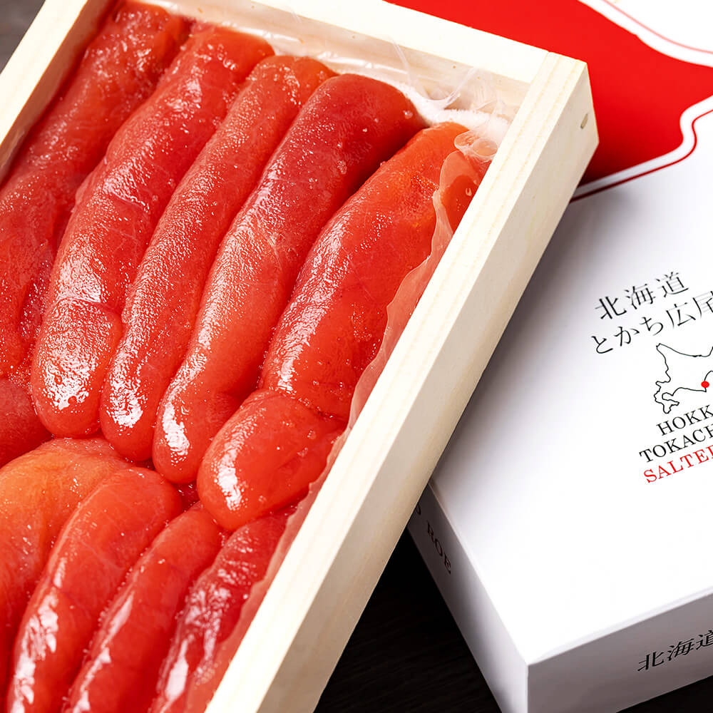 北海道広尾沖産 たらこ 500g（木箱入）｜PREZO(プレゾ) - 北海道のお