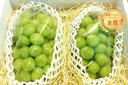 パリッとした皮、甘く溢れる果汁のイメージ