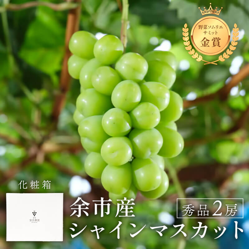 北海道産シャインマスカット【秀品】2房
