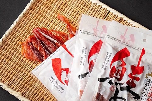 皮なしで食べやすい！ソフト鮭とばのイメージ