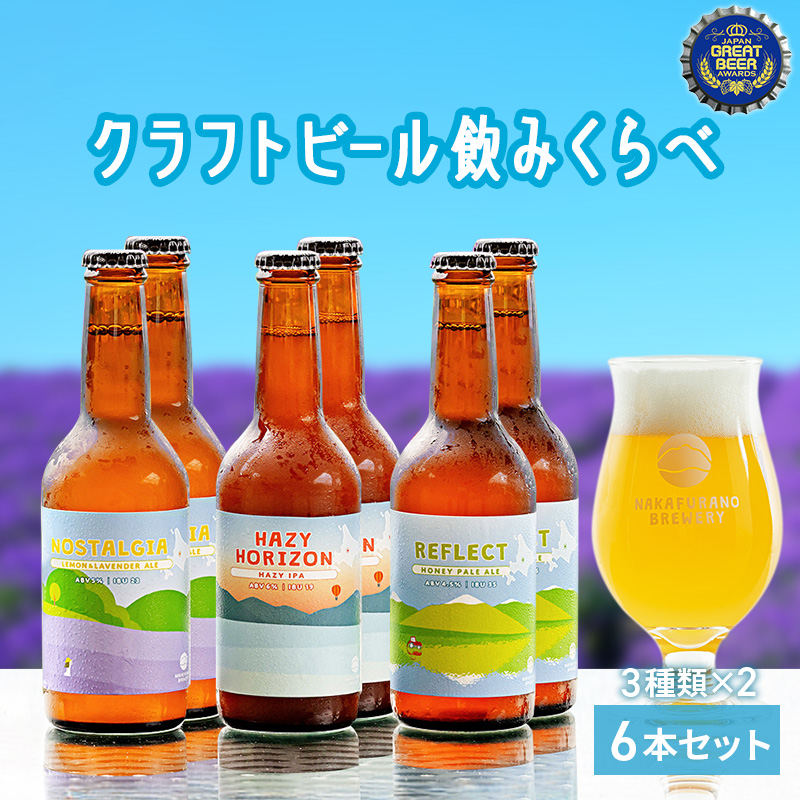 NAKAFURANO BREWERY クラフトビール3種6本セット