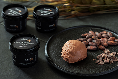 nicaoの抹茶ホワイト＆ダブルチョコアイスクリームセット（2種6個