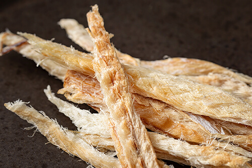 寒干しした鱈の身をほぐした名珍味のイメージ