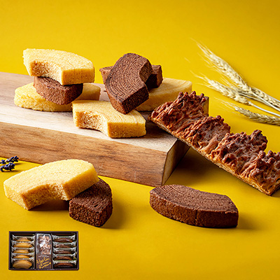 バウムクーヘン専門店のギフトセットB（Mix）のイメージ