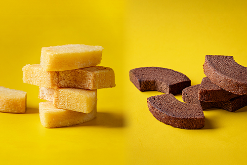 ふわふわ、しっとり。すーっと溶ける＜ソフトバウム＆ショコラバウム＞のイメージ