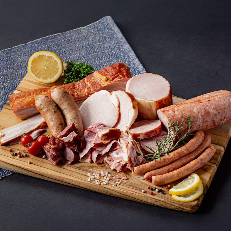 老舗精肉店のハム・ベーコン・ソーセージ8種ギフトセット＜期間限定