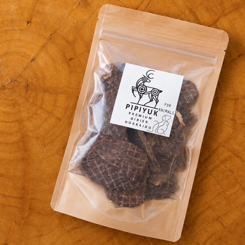 犬猫用】エゾ鹿ジャーキー20g×4袋｜PREZO(プレゾ) - 北海道のお