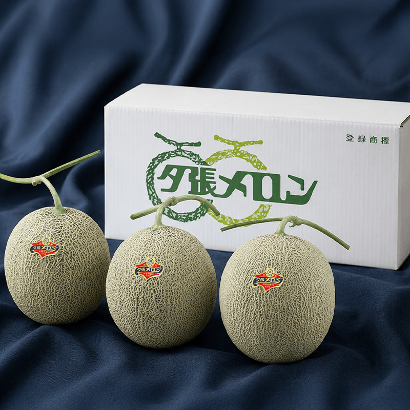 夕張メロン3玉【優品】｜PREZO(プレゾ) - 北海道のお取り寄せグルメと