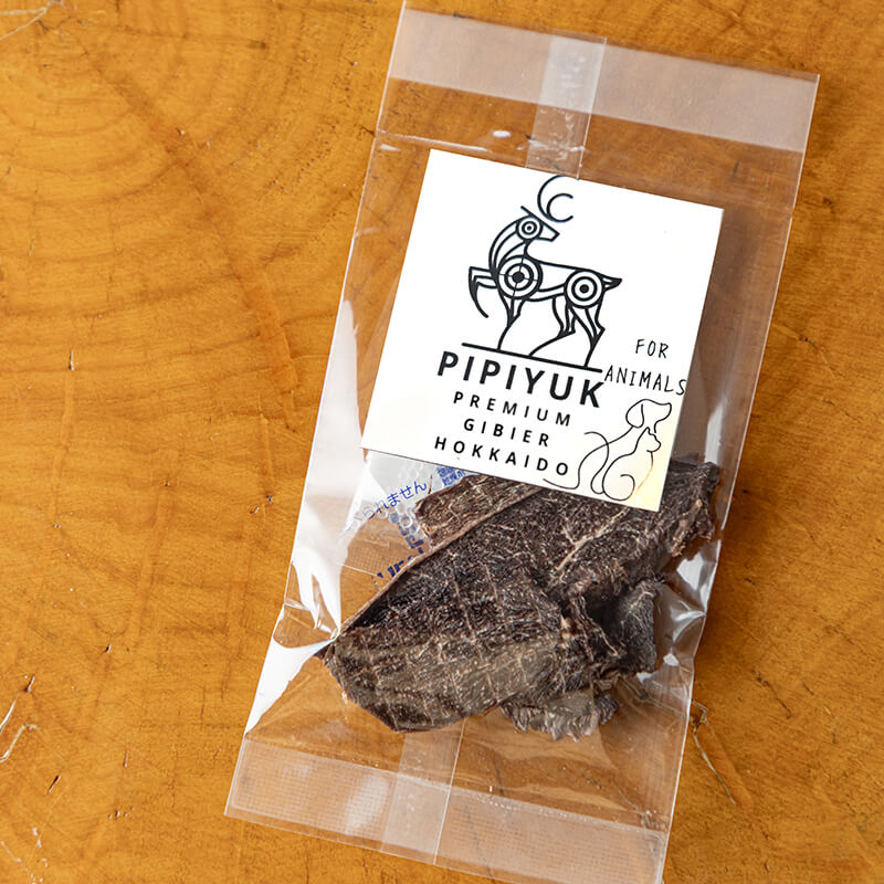 犬猫用】エゾ鹿ジャーキー10g×10袋｜PREZO(プレゾ) - 北海道のお