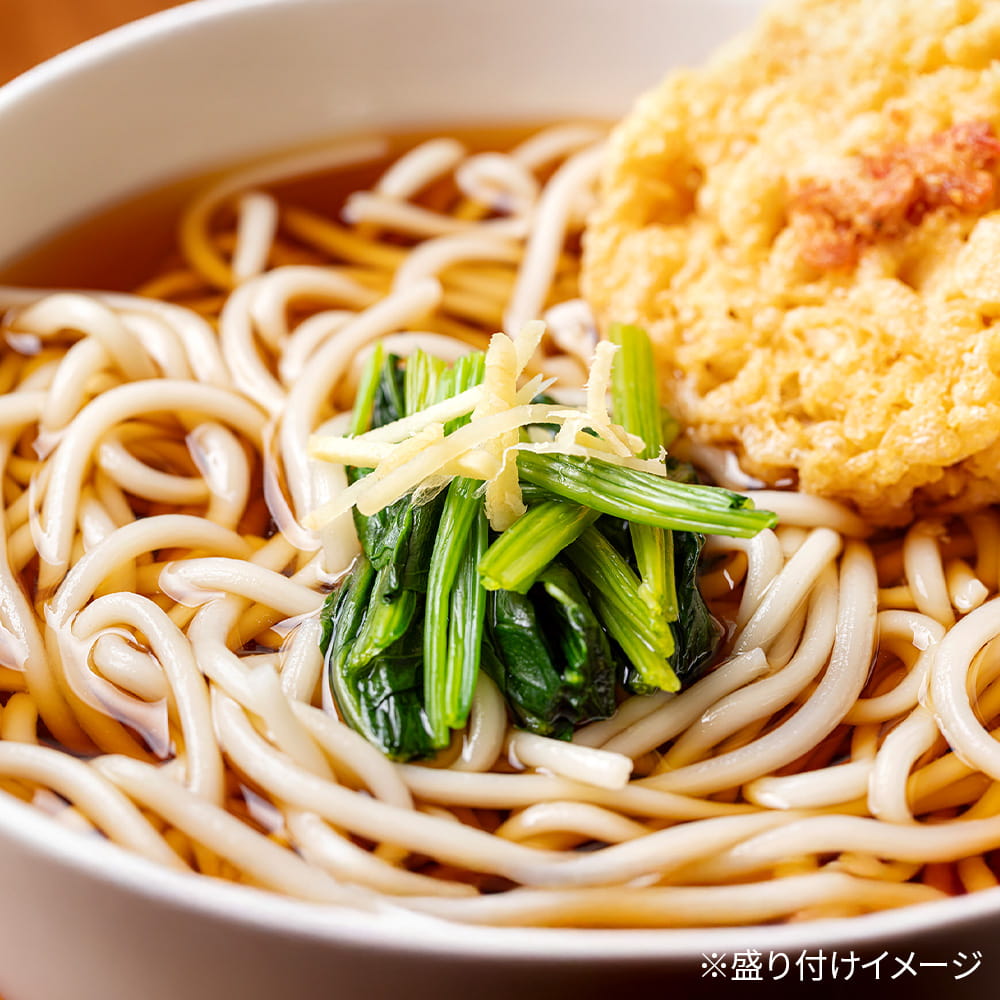 生そば＆生うどん7人前セット【利尻昆布つゆと職人手揚げかき揚げ付