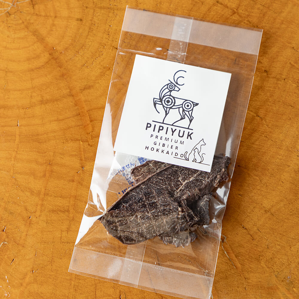 エゾ鹿ジャーキー 10g【犬猫用】｜PREZO(プレゾ) - 北海道のお取り寄せ