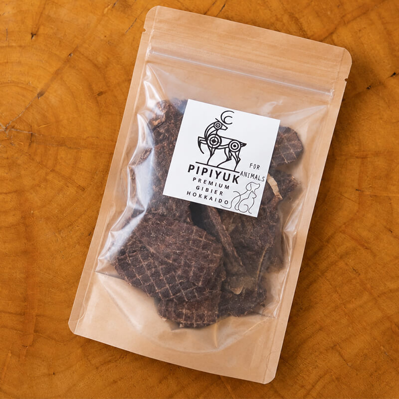 犬猫用】エゾ鹿ジャーキー20g｜PREZO(プレゾ) - 北海道のお取り寄せ