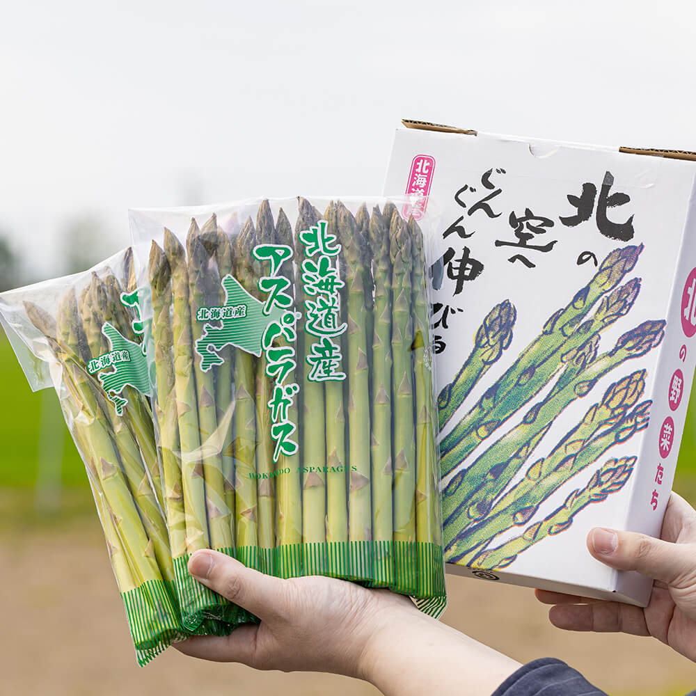 あすぱらたち 露地アスパラガス M～Lサイズ 1kg【北海道産】｜PREZO