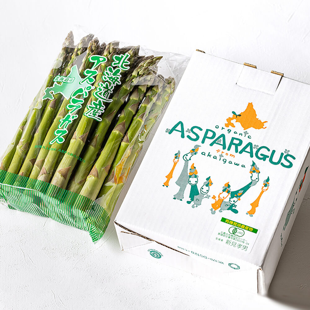 有機グリーンアスパラガス 特大2Lサイズ 1kg【有機JAS認定】【北海道産