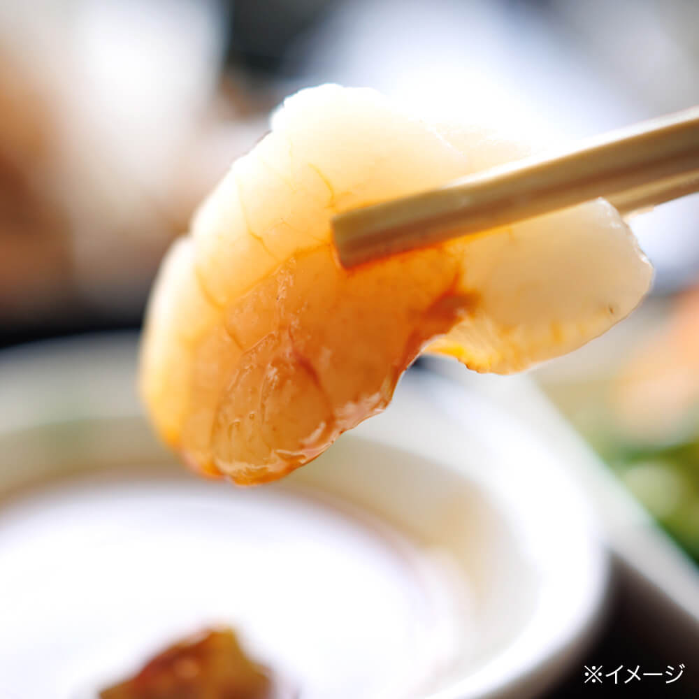 お刺身用赤玉ホタテ貝柱（玉冷）500g【北海道産】｜PREZO(プレゾ