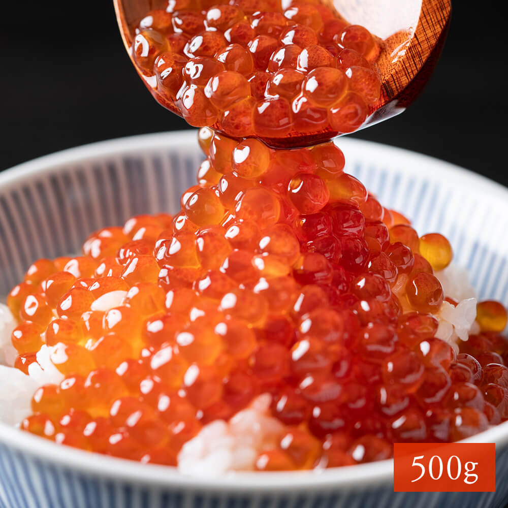 北海道産 いくら醤油漬け 500g｜PREZO(プレゾ) - 北海道のお