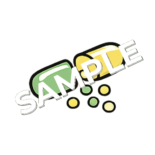 カプセルの薬のイラスト