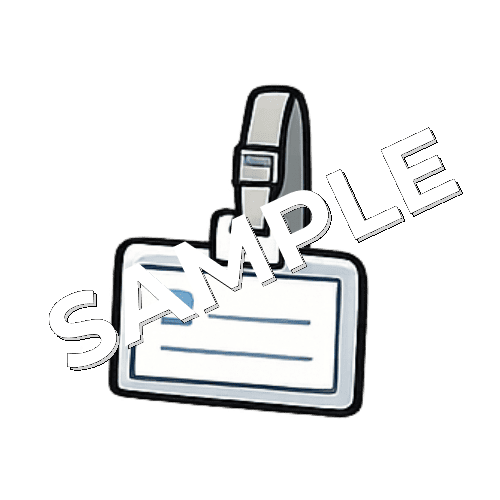 名札のイラスト