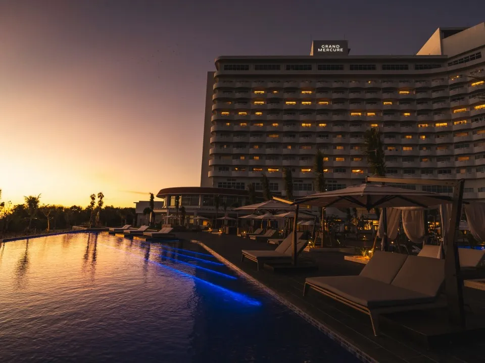 sunset time at ゆくるプール｜Relaxation pool