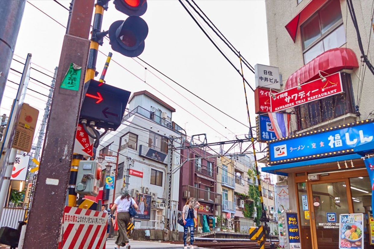 中井駅踏切