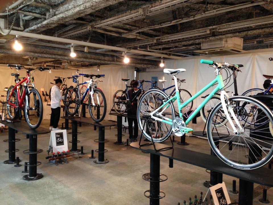 東京サイクルデザイン学校のリユース自転車