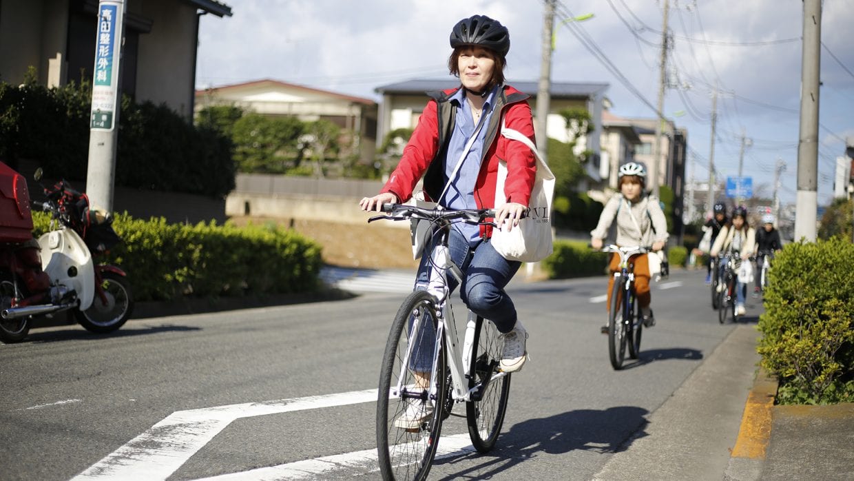 ポタリング 自転車 散歩 イメージ