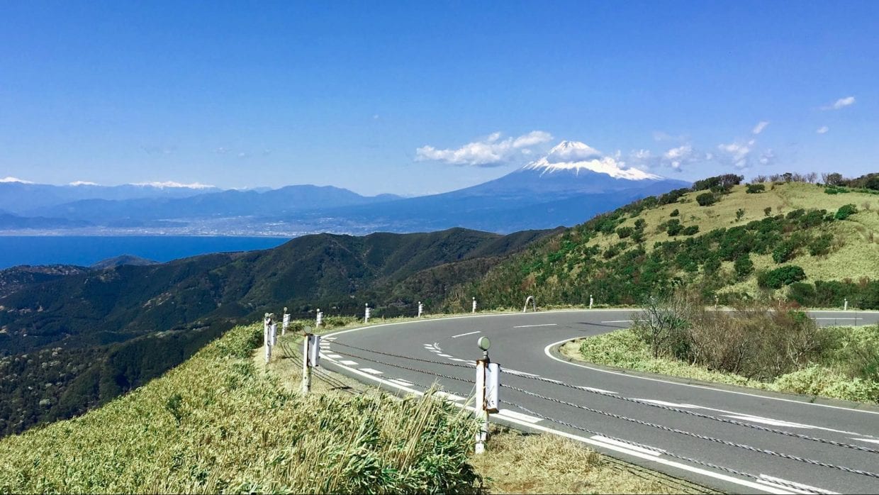 西伊豆スカイラインから望む富士山