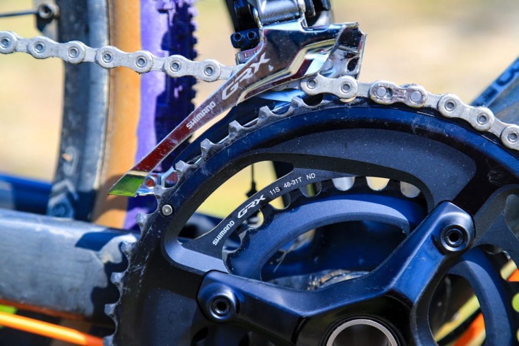 ギア比に大きく関わってくるクランクセット。その自転車の性質を決めると言っても過言ではありません。