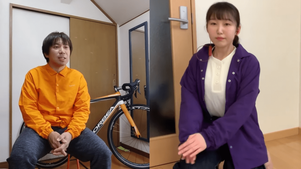 なみこさんは攻めのパープル イマオさんはオルベアとお揃いのオレンジをチョイス