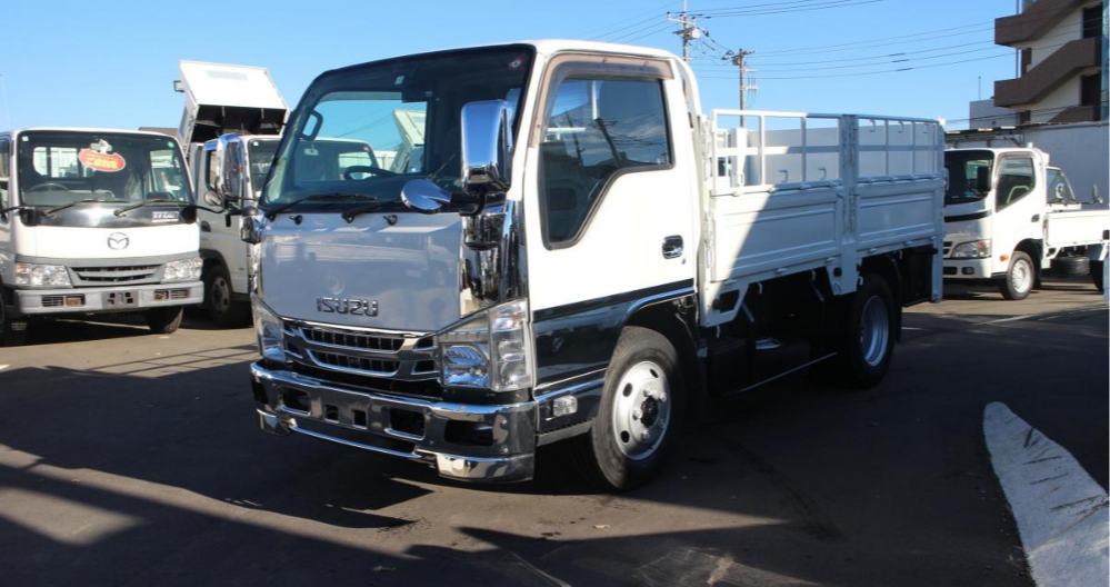 H25エルフ 平ボディー 3トン 垂直ゲート付|中古トラックの販売・買取・査定のアイナビ