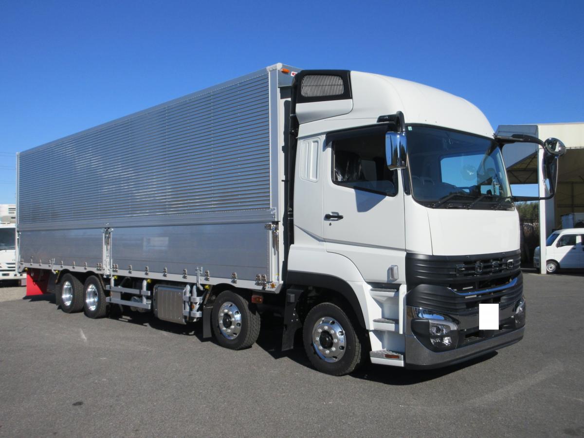 スーパーグレート 新型現行車 低床4軸 リヤエアサス アルミ