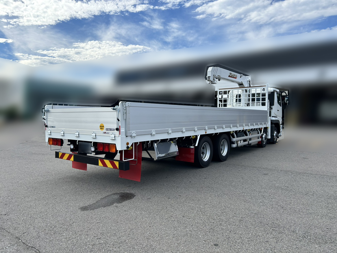 スーパーグレート 車検付☆未使用車積載13000Kgクレーン付平ボデ-|中古トラックの販売・買取・査定のアイナビ