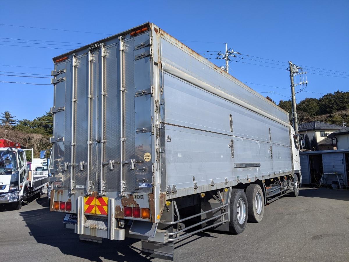 スーパーグレート 希少! H25 AT 3軸 9600ボディ チップ運搬車|中古トラックの販売・買取・査定のアイナビ