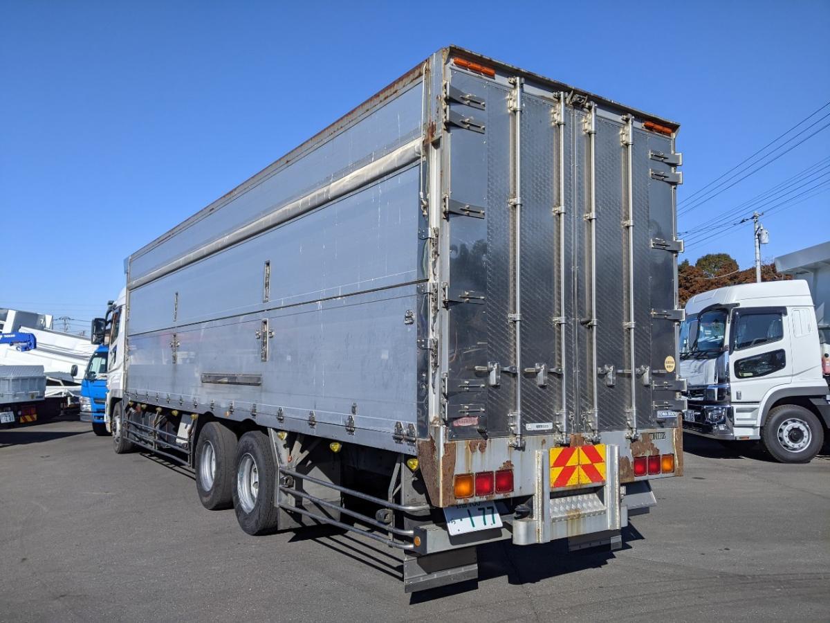 スーパーグレート 希少! H25 AT 3軸 9600ボディ チップ運搬車|中古トラックの販売・買取・査定のアイナビ