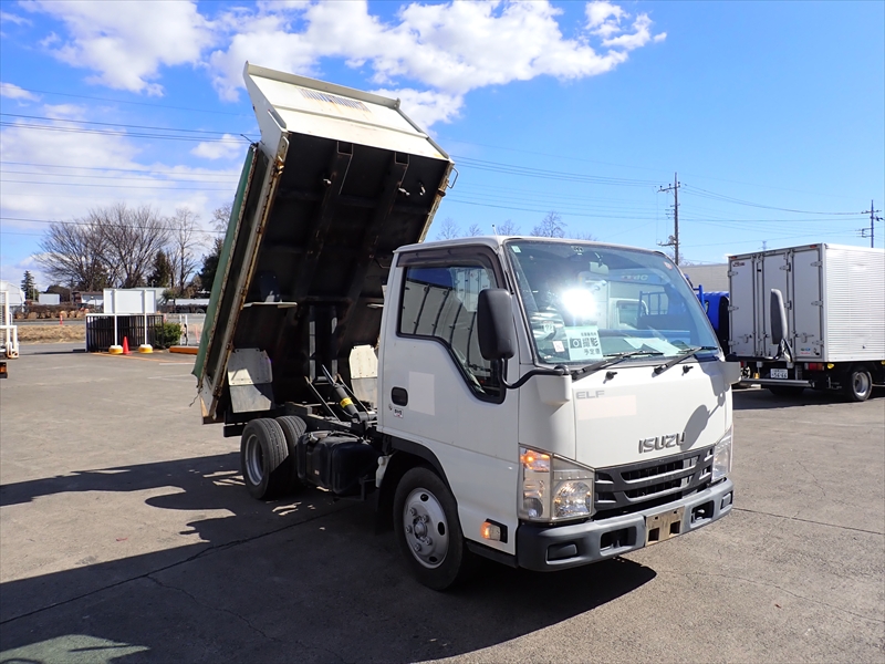 【350568】いすゞ エルフ 強化土砂ダンプ三方開|中古トラックの販売・買取・査定のアイナビ